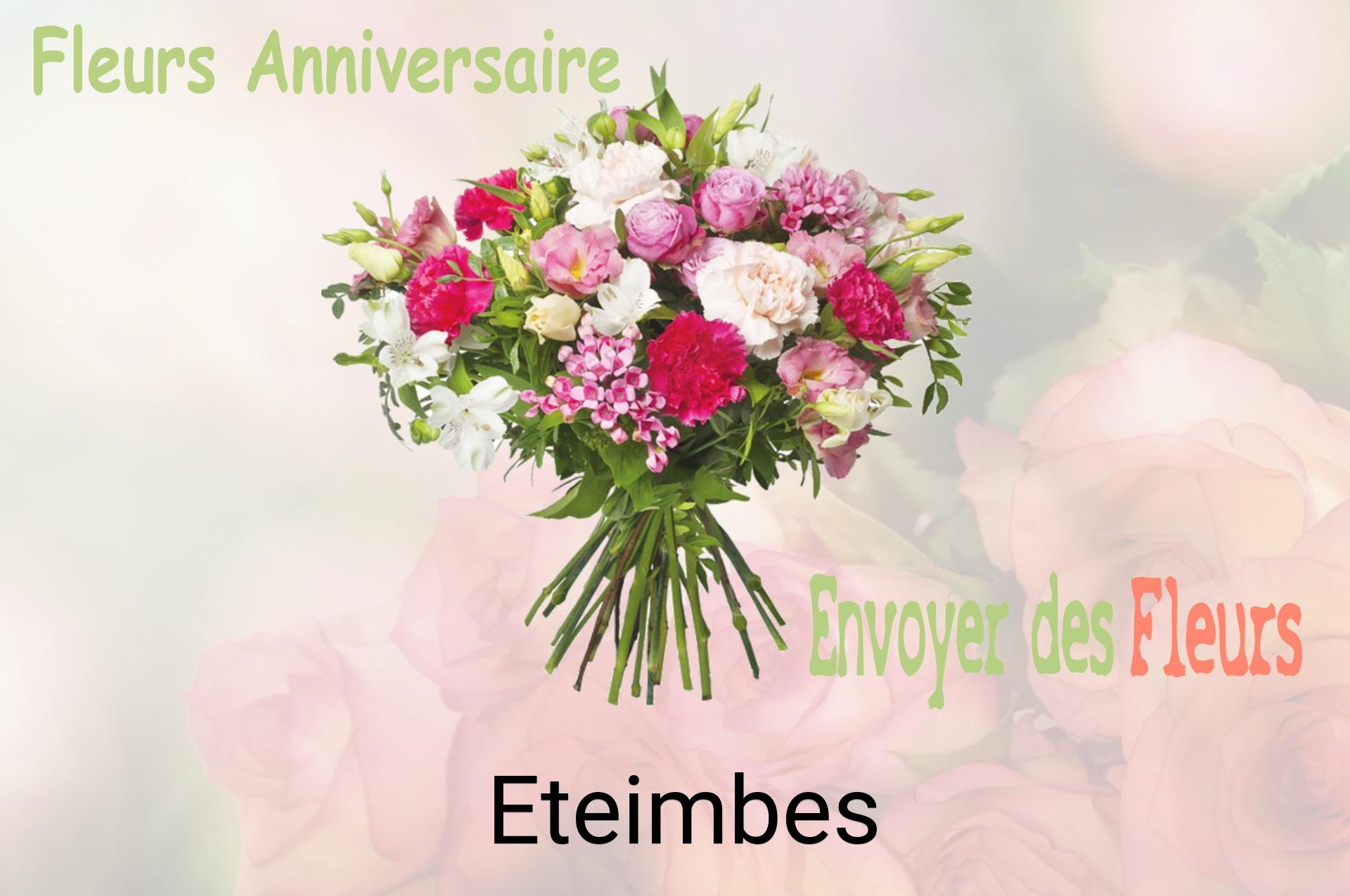 Bouquet de fleurs d’anniversaire livré à Eteimbes