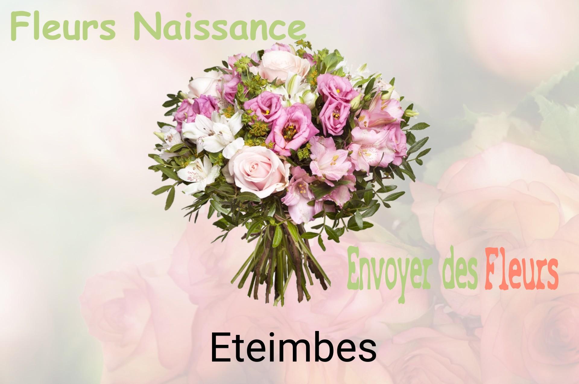Bouquet de fleurs de naissance livré à Eteimbes